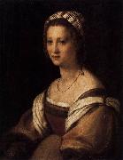 Andrea del Sarto Portrait of the Artists Wife USA oil painting artist
